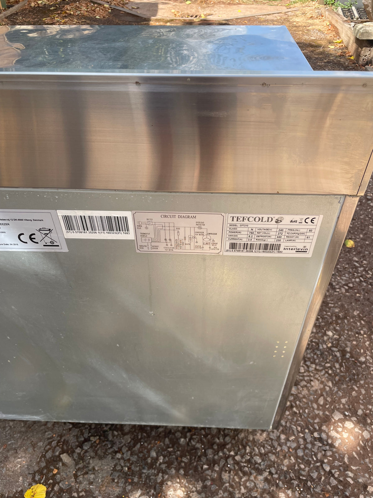 Teffcold freezer