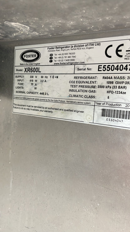 Foster xtra freezer